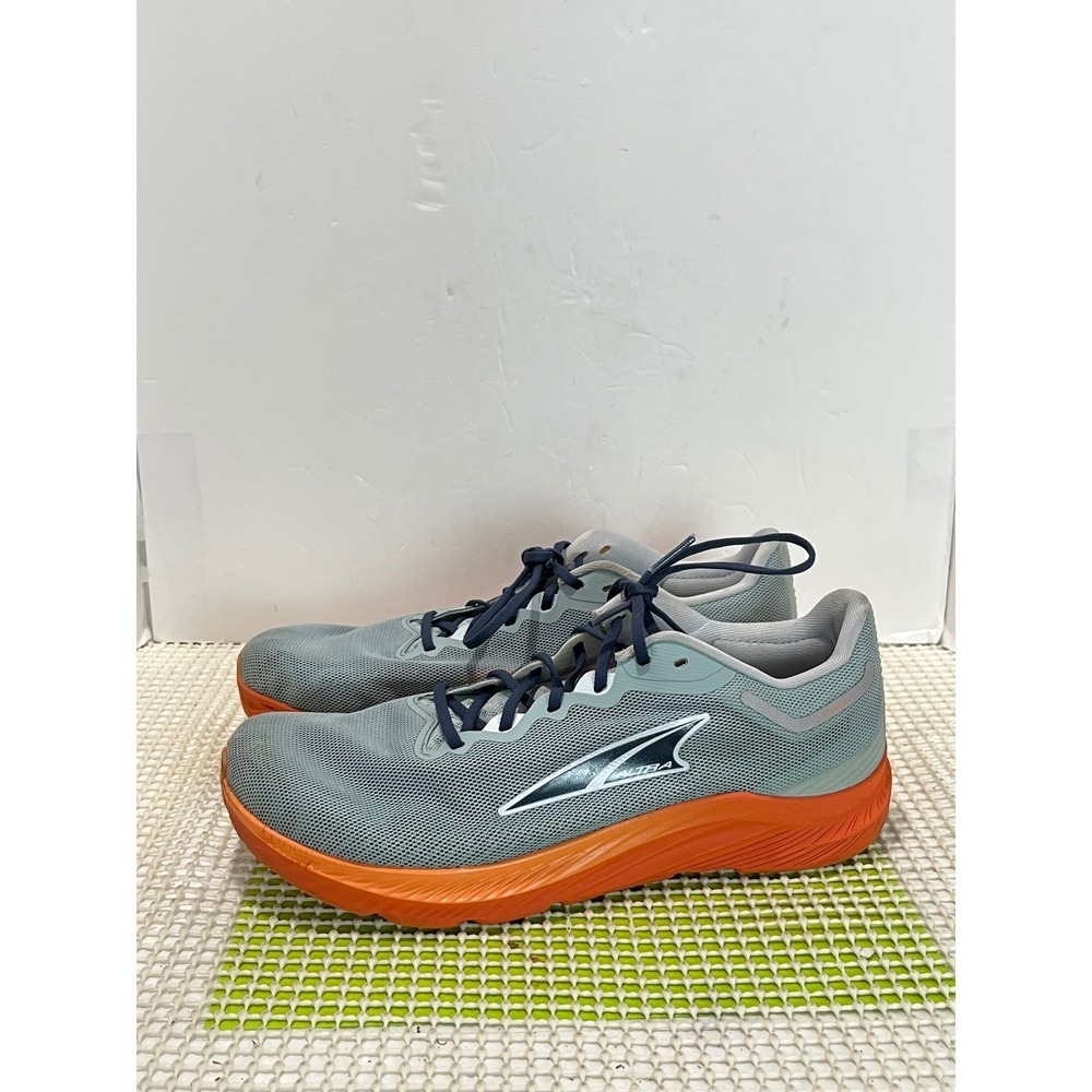 Altra Rivera 3 Running Shoes Men's 10.5 Gray Orange AL0A7R6Y480 Road Sneakers